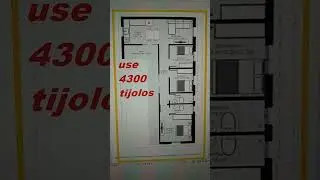 casa em L 3quartos use 4300 blocos #design  #projetos