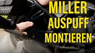 Miller Auspuf f&uuml;r meine Honda Rebel 1100
