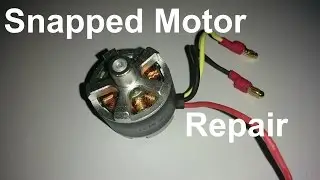 2212 920kv Brushless Motor Broken thread/Shaft Repair (DJI)