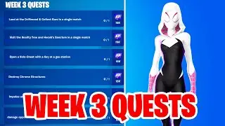 All Week 3 Quests Guide in Fortnite Chapter 3 Season 4 ( Week 1 Weekly Challenges)