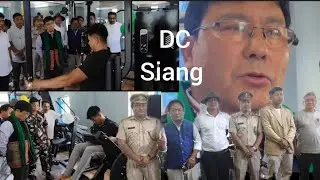 On 10 May ,2025, The Deputy Commissioner of Boleng inaugurated the Siang Gym fitness centre