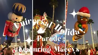 Universal holiday parade featuring Macy's November 2024