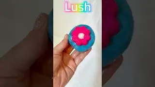 Lush Pop in the Bath ❤️ Olive Branch scented bubble bar demo #lush