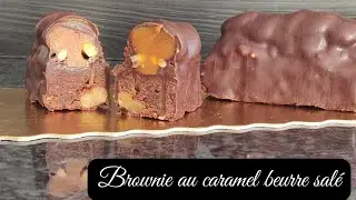Recette Brownie caramel  beurre salé