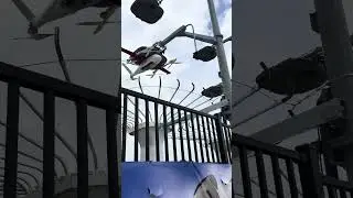 Загрузка, взлет и посадка дронов Walmart Zipline