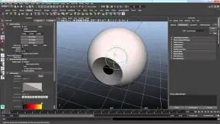 Modeling an Eye in Maya