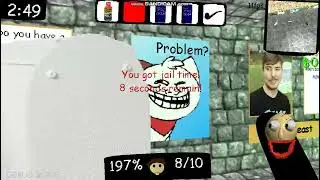 Trying to beat hard mode in Raldi's crackhouse but i have a mod menu lol.