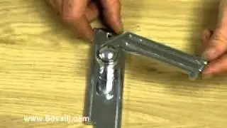 Sovalli Chrome Art Deco Style Door Handle