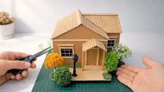 How To Make A Cardboard House | Mini DIY Home That Looks Real