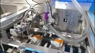 Horizontal spout pouch liquid filler bagging machine #given bag filling sealler #doypack machine