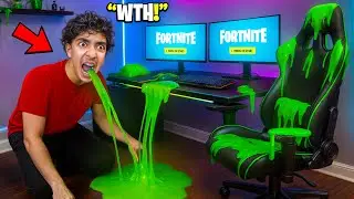 I CAN'T STOP THROWING UP WHILE PLAYING FORTNITE.. (I'M VERY SICK)