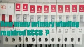 How many primary winding required RCCB  ? #short