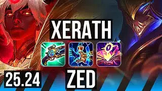 XERATH vs ZED (MID) | KR Master | 25.24