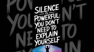 Silence is Often the Best Answer #silence #life #success #growth #motivation