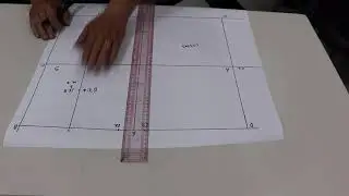 Curso de modelagem em malha. Aula 01 base da saia .