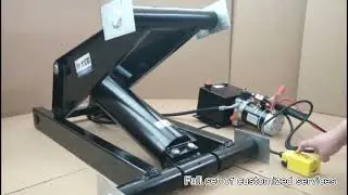 Dump trailer hydraulic hoist kit double acting hydraulic cylinder and power pack