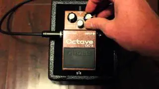 Boss OC-2 Octave Pedal on Bass