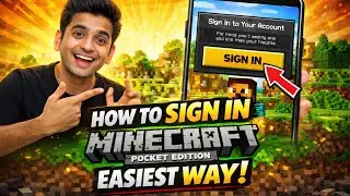 How to Sign In Minecraft Pocket Edition on Android | Easiest Way 🔥