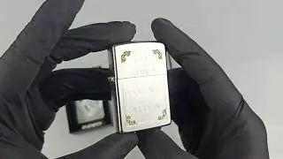UNBOXING ZIPPO 28458 SERENITY PRAYER SATIN CHROME