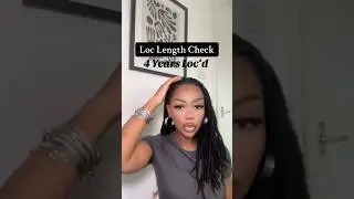 Обновление за 4 года с дредами #locs #locjoi #locjourney #locstyles #hairgrowth #naturalhair #4chair