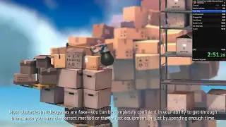 Getting over It with Bennett Foddy Glitchless Speedrun - 14m 9s