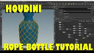 Houdini rope covered bottle tutorial