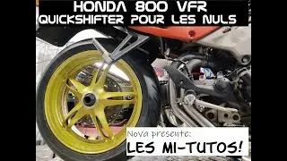 Installation d'un Quick shifter et un GIPRO sur Honda VFR 800 FI (EN subtitles)