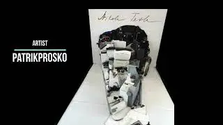 Nikola Tesla / 3D Anamorphosis by Patrik Prosko / Illusion Art Museum Prague