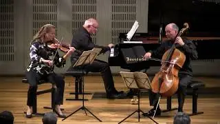 Jubil&auml;umskonzert: Erstes Klaviertrio Beethovens op.  1, zweiter Satz, Jess-Trio-Wien
