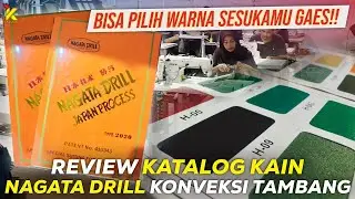 PABRIK KONVEKSI‼️ Review Katalog Kain Nagata Drill Konveksi Tambang Jogjakarta