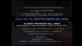 Yonkers Police Department Citizens Police Academy 2013