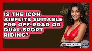 Is The Icon Airflite Suitable For Off-road Or Dual-sport Riding? - Ride or Die Motorcycles