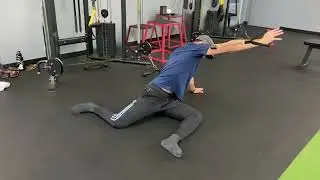 Hip 90/90 Scap Press with Thoracic Rotation