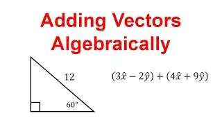 How to Add Vectors and Split Vectors into X and Y Components (Physics)