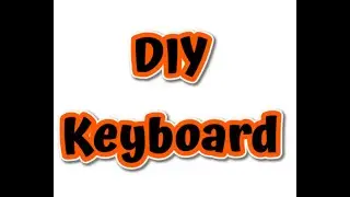 DIY keyboard making with thermocol || kids school activity|| computer activity||