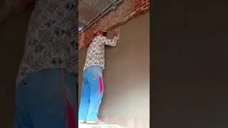 cement plaster on dry walls is indeed easier to work with