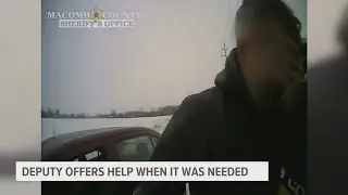 Michigan cop's simple act goes a long way