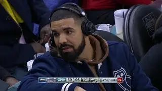 Drake Joins Raptors Broadcast - November 29, 2017