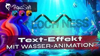 ANLEITUNG | Wasser-Text-Animation mit Masken-Effekt 🚣&zwj;♀️🐉 (mit Loch-Ness-Ungeheuer)