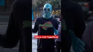 Aliens discover Yogurtland 👽😂 