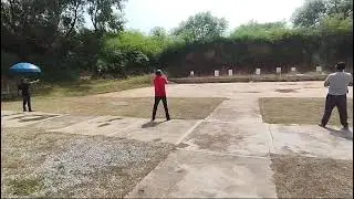 Shooting Competition Practice on Islamabad Police Firing Butt