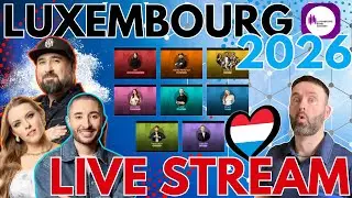 🇱🇺 Luxembourg National Final Reaction LIVE STREAM | Eurovision 2026