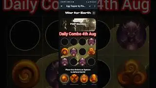 4th August Daily Combo Egg Tapper| Egg Tapper #eggtapper #dailycombo #youtubeshorts  #hamsterkombat