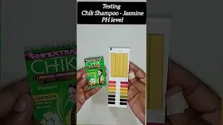 Chik shampoo Ph test #phtest #testing #ashortaday  #shorts #youtubeshorts #ytshorts #chikshampoo