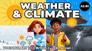 Weather & Climate Vocabulary | Learn English A2-B1 | Talk About Weather Confidently