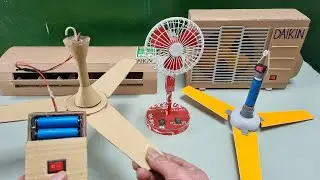 DIY fans made from scrap materials, and air conditioners made from cardboard