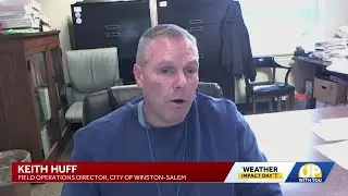 WXII  12's Erin Burnett gives an update on the City of Winston-Salem's road-clearing plan
