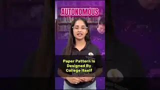 Difference between autonomous and non-autonomous&nbsp;college.#hsc #11thscience #sandipscienceinstitute