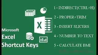 SLICERS ! INDIRECT(CTRL +H) ! PROPER+TRIM ! NEED TO KNOW #excel #exceltips #exceltutorial  #viral
