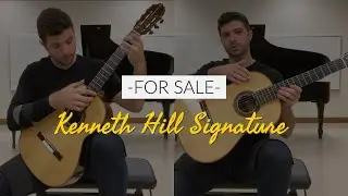 Kenneth Hill Signature Model Double Top Concert Classical Guitar